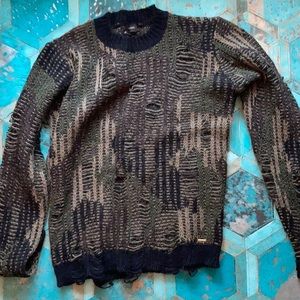 Diesel distressed sweater
